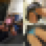 【逆さパンチラ⑱】J〇ちゃんのバック青〇ン