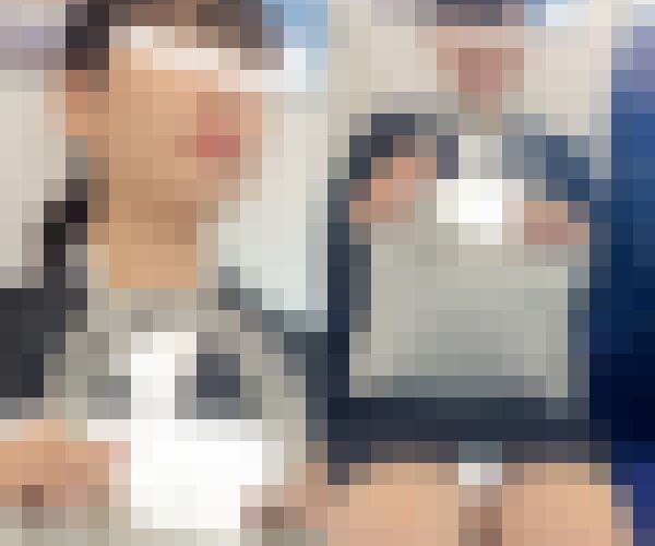 (電車対面）(顔出し)笑顔がとってもキュートな…可愛いお顔に数多の豊かな表情を浮かべる…リクルート女子大生お姉さんを観察してみま