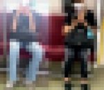 ワイルドなデニムお姉さん&ぴっちり黒レギンスむちむちお姉さん 【超リアルな街中風景002】