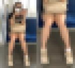 ブランド物が大好きなギャルお姉さんのエロい全身を撮影