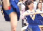 青と黄色のお嬢様チア！　上品キックをお届け　 HD74-01