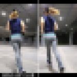 【キャバクラ嬢】エロすぎるスパッツのトレーニング爆尻(歩き、ランニング)