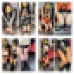 4名の美人お姉さんのエロ過ぎる真上からの生脚美脚725