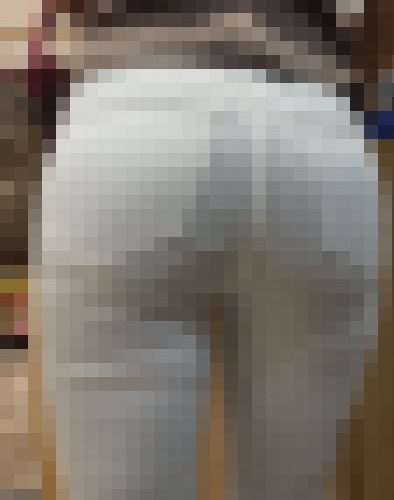 【白スキニーデニム】うっすら透けパンしてる巨尻美女(お買い物)