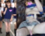 【電車痴漢】敏感美少女に開脚中出し痴漢！乳首とクリ責めで絶頂ワレメに肉棒ブチ込み中出し