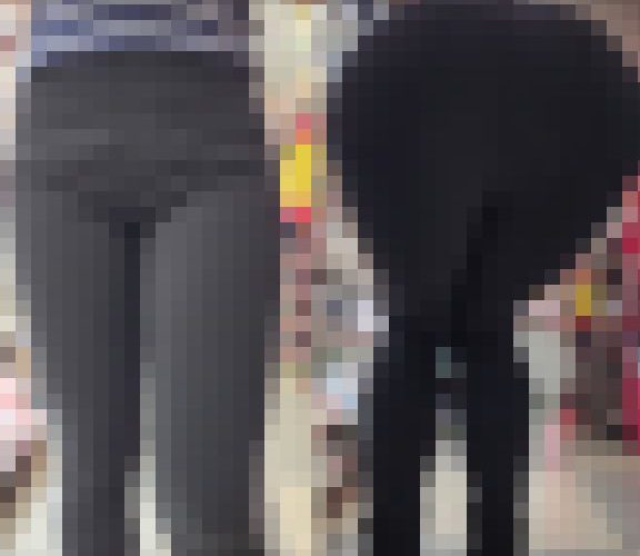 【黒スキニーデニム】ムチムチの下半身を強調するお姉さん6