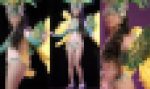 2022年開催のグリーンの美麗なカナリアとセクシーダンサーが縦横に躍動し乱舞するサンバステージショー