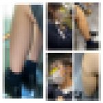 ３名のJK風制服美女のエロ過ぎる接近ミニスカ生脚435