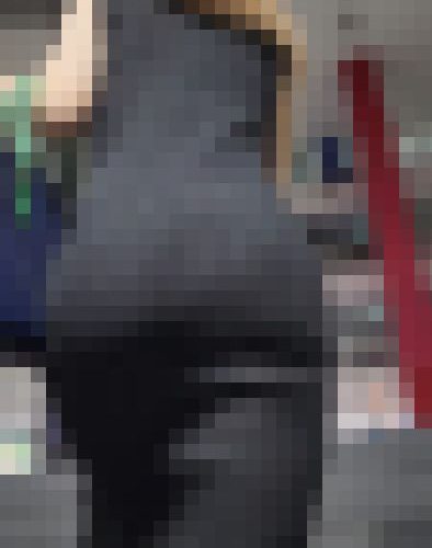 【黒ニットワンピ】タイトなワンピースのむっちりヒップ1