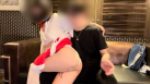 ※放送事故！※18歳JKのハロウィンコスプレ★［53分］卑猥な落書きまみれ！エロ巫女JKが最後はピストンしていないのに、挿入した
