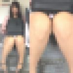 [4K動画][顔出し]めちゃくちゃかわいいミニスカJD!!!!、角度ピッタシパ○ツ丸見え!