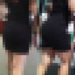 黒ワンピのドエロいギャル4★ミニミニワンピに張り出るリアルな尻の造形美編