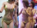 【写真】白肌にたわわに揺れる！金色のマイクロビキニに身を包んだ美巨乳の美女軍団 vol.3　超盛り300枚