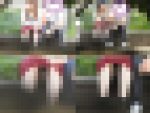 お座りお姉さん発見！！（ＦＨＤ）大変です！！パンツが見えてますよ１５４