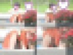 お座りお姉さん発見！！（ＦＨＤ）大変です！！パンツが見えてますよ１６３