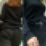 美＊パンティーライン通信＊巨尻で巨乳?黒パンのスレンダーなセクシーお姉さんを粘着撮り