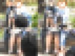 お座りお姉さん発見！！（ＦＨＤ）大変です！！パンツが見えてますよ１７３