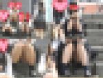 これは凄い！！集団でＭ字パンチラ？（ＦＨＤ）お座りＫちゃん！！大変です！！パンツが見えてますよ特別編１１