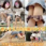 【履き忘れ？】姪っ子2人の公園パンチラ?ワカメちゃんスカートで生パン