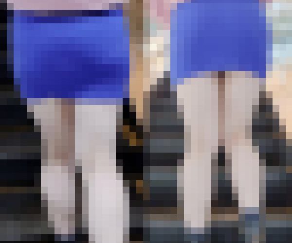 【青ニットミニワンピ】デカ尻の風俗嬢にお出掛け先でセクハラ6