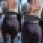 街撮り巨尻通信33＊はち切れんばかりの巨尻?黒パンのエロ尻女子大生