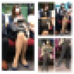 【あの人気作品をもう一度】美人OLお姉さんのエロ過ぎるミニスカ対面真上からのパンスト黒スト美脚3