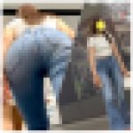 【4K縦画面】デカ尻＆ライン＆腰＆二の腕！ 文句なしのギャル