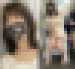 お母さんが隣にいるのに盗撮されてしまうお休み中の可愛い美脚女子大生（其の一）