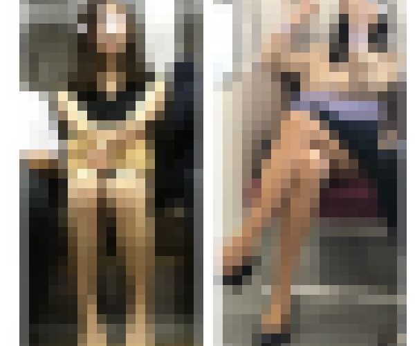 【あの人気作品をもう一度】2名のS級美人お姉さんのエロ過ぎるミニスカ対面パンスト美脚12