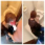 （再販です）友人達と宅飲み中、女の子と一緒にト○レまでいきフェラしてもらいました