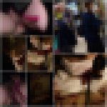 [車内窃触/制服紐PK]窃触記録映像4 どこにでもいそうなKが紐P解かれてノーパン制服で被害に。