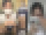 ポニテのアイドル顔ちゃんのスケスケパ〇ツ、盗撮バレ[Train][逆さ][顔出し][４K]