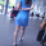 超ハイスペック激エロセクシー美女が極薄タイトワンピ着てTライン浮かせながら歩く姿がエロ過ぎる