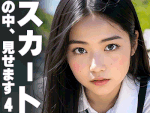 スカートの中見せます – その4 – 生パン?水着?ボリューム5倍! パンツ見せ女子のスライドショー