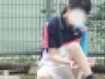 【再販】テニス少女がお股拡げながら太ももふくらはぎのストレッチ、そして不運に遭遇