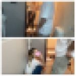 （再販）アポ無しでギャルの家に行き、むりやり玄関でハメ撮りしました