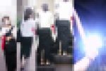 逆さの決定的瞬間！（116)30代前半クール系と知的系ビューティー