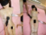 〈再販〉ちっぱいツルマンのつるぺた美●女をグルグル巻きにして電マ責めしてみた
