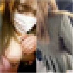 「降りるので」と言うほぼ露出狂の女。窃触記録映像18(上)