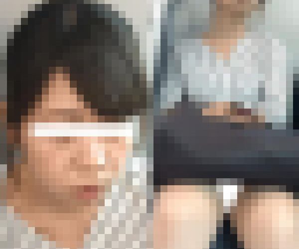 (電車対面）(顔出し）電車の心地良い揺れに合わせて…まどろみに意識をもっていかれそうになる…OLお姉さんを観察してみました!!