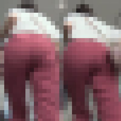 ボブヘアーのピンクスラックスPライン★女子大生タイプ体育会系女子の階段での激しい食い込み尻