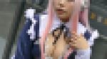 【再販】胸がたわわで強調されてるレイヤーさんと顔の可愛いピンクバニーレイヤーさんを観察