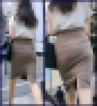 【164】質感がたまらないタイトスカートOLさん屋外歩行！(後編)