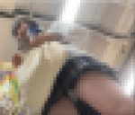 ◎ローアングル＃97  ショートカットJKの生パンティー