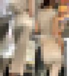 【再販】【OLシリーズ】これも生地が薄すぎ！透け透けの服を着たOLの後姿【126】