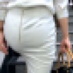 【再販】【OLシリーズ】最高のエロマダムのスタイル抜群タイトスカートパン線階段【142】