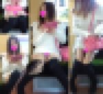【再販】電車内盗撮】バレた！？むき出し生太ももがエロい美少女ギャルの白パンティモロ見え盗撮【FHD動画】