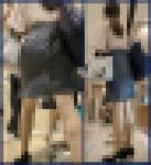 【195】はちゃめちゃに可愛い夏のOLさん、スカートと美脚に釘付け！