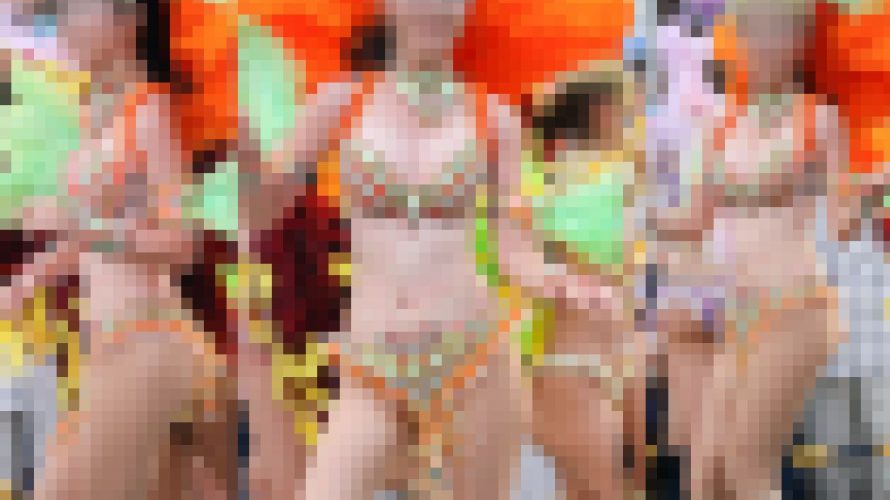 【写真】 ミス日本級の女神の微笑！長身で上品な顔立ちのオレンジタンガのスレンダー美女ダンサー　超盛り252枚！