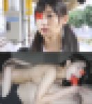 《衝撃45連続イキ》【電車チカン】★正統派美少女がマ○コ丸出し下着でチカン待ち★先生のチ○コを妄想し学校のトイレでオナる変態J○